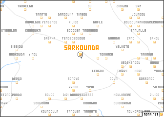 map of Sarkounda