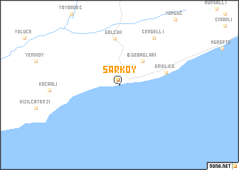 map of Şarköy