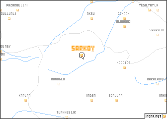 map of Şarköy