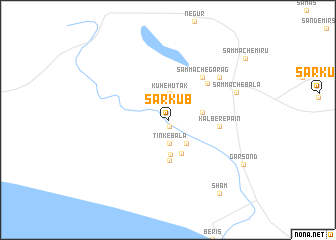 map of Sar Kūb