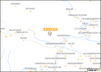 map of Sar Kūh