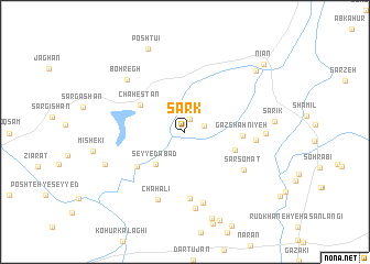 map of Sark