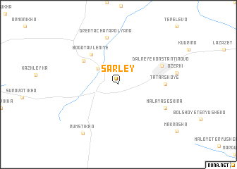 map of Sarley