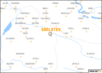 map of Šarlotes
