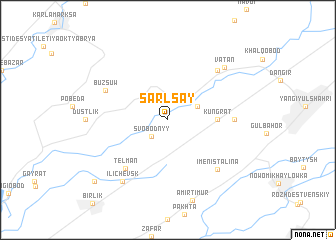 map of (( Sarl-Say ))