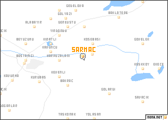 map of Sarmaç