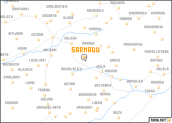 map of Sarmadu