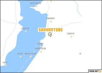 map of Sarmantobe