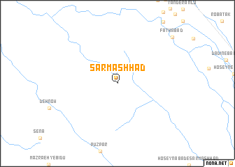 map of Sar Mashhad