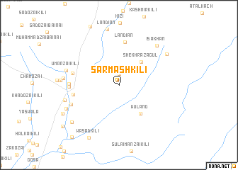 map of Sarmash Kili