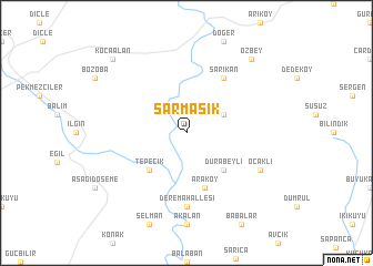 map of Sarmaşık