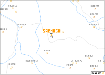 map of Sarmaşık