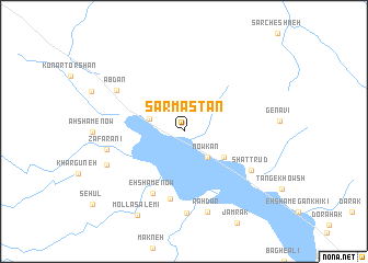 map of Sar Mastān