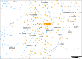 map of Sarmast Rind