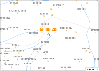 map of Sarmazra