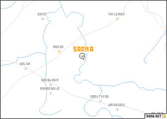 map of Sarma