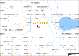 map of Sármellék