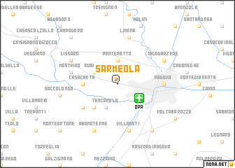 map of Sarmeola