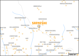 map of Sar Meshk