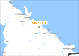 map of Sarmette