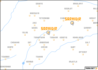 map of Sar Midir