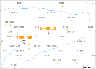 map of Sar Midir