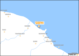 map of Sarmi