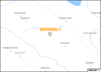 map of Sarm-Sakly