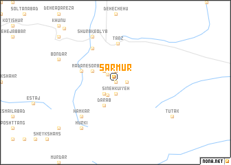 map of Sarmūr