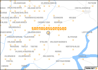 map of Sarnadas do Ródão