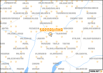 map of Sarnadinha