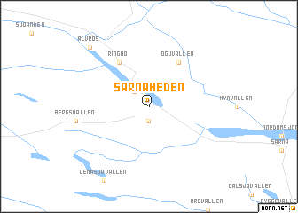 map of Särnaheden