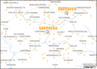 map of Sarnāveh