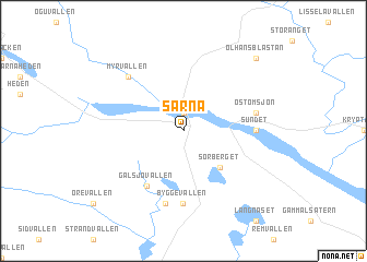 map of Särna