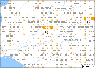 map of Şarnā
