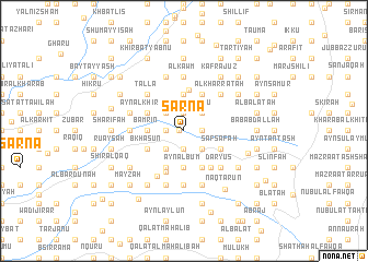 map of Şarnā