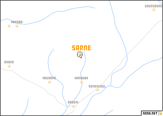 map of Sarné