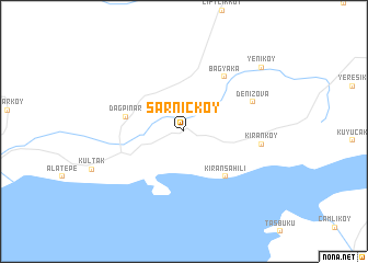 map of Sarnıçköy