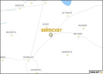 map of Sarnıçköy