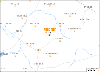 map of Sarnıç