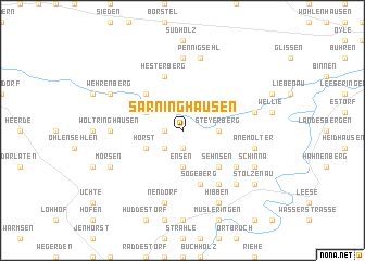 map of Sarninghausen