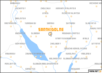 map of Sarnki Dolʼne