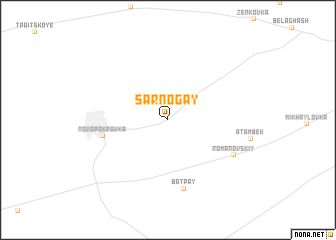 map of Sarnogay