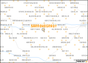 map of Sarnowo Grady