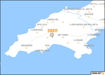 map of Sarn