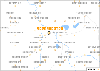 map of Sarobaratra