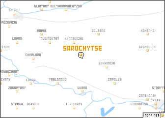 map of Sarochytse