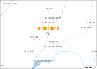 map of Sarodrano