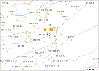 map of Saroi
