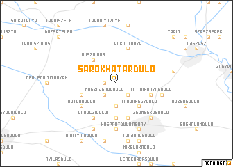 map of Sarokhatárdůlő